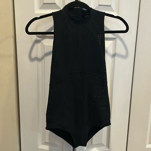 Black lululemon zip back paddle suit size 4